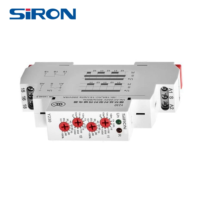 Siron Y23 AC/DC 24V-250V Cycle Delay Time Relay for Circulation Delay Control Occasions