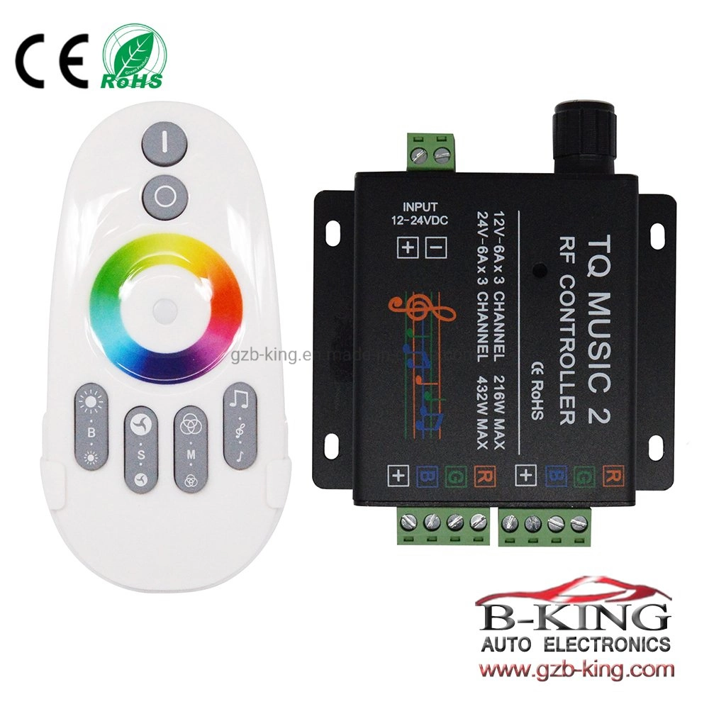 DC 12V 24V LED Music Rhythm RGB Controller Sound Recognition