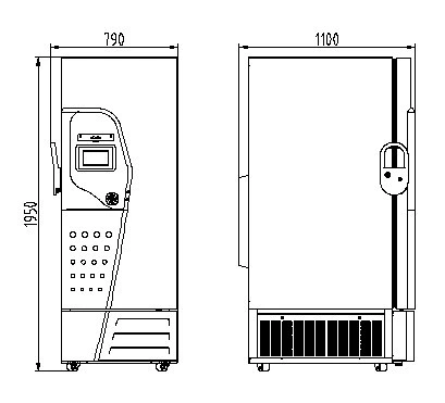 China CE Marked -80 Ult Freezer Storage Refrigerator Medical Ultra Low Vaccine Freezer Deep Freezer for Lab/Hospital (DW-86L437T)