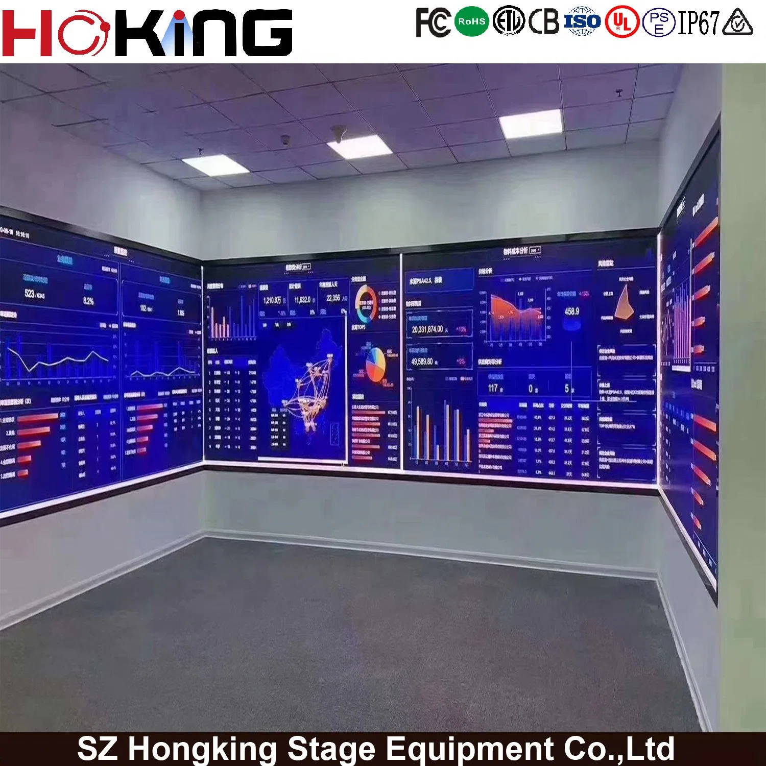 Intelligent Control System for Flip Chip COB LED Display