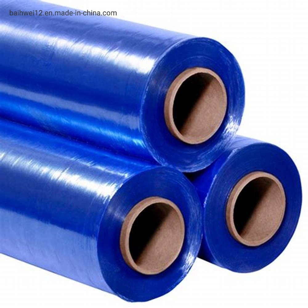 Blue Competitive Price Wrapping Stretch Film for Factory Product Packaging