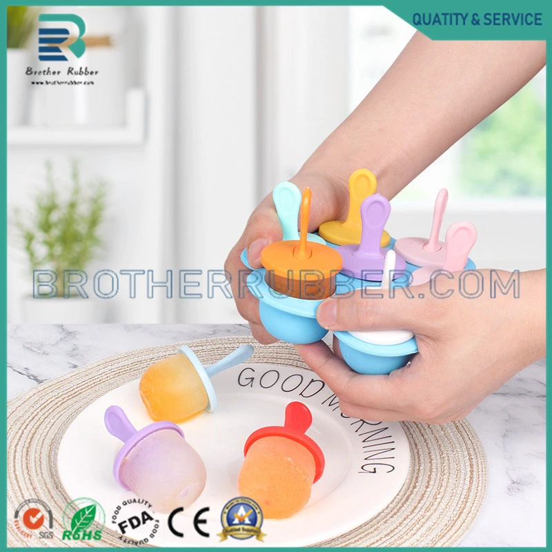 7 Even Silicone Ice Cream Mold with Cover