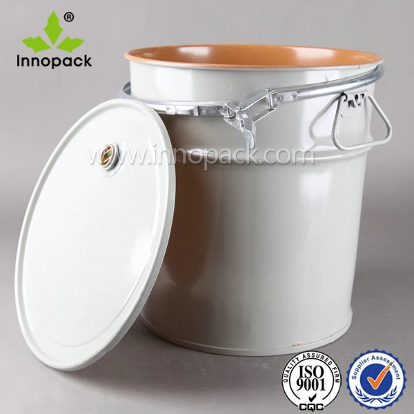 Innopack 5 Gallon Steel Drum Metal Buckets Food Grade with Handle