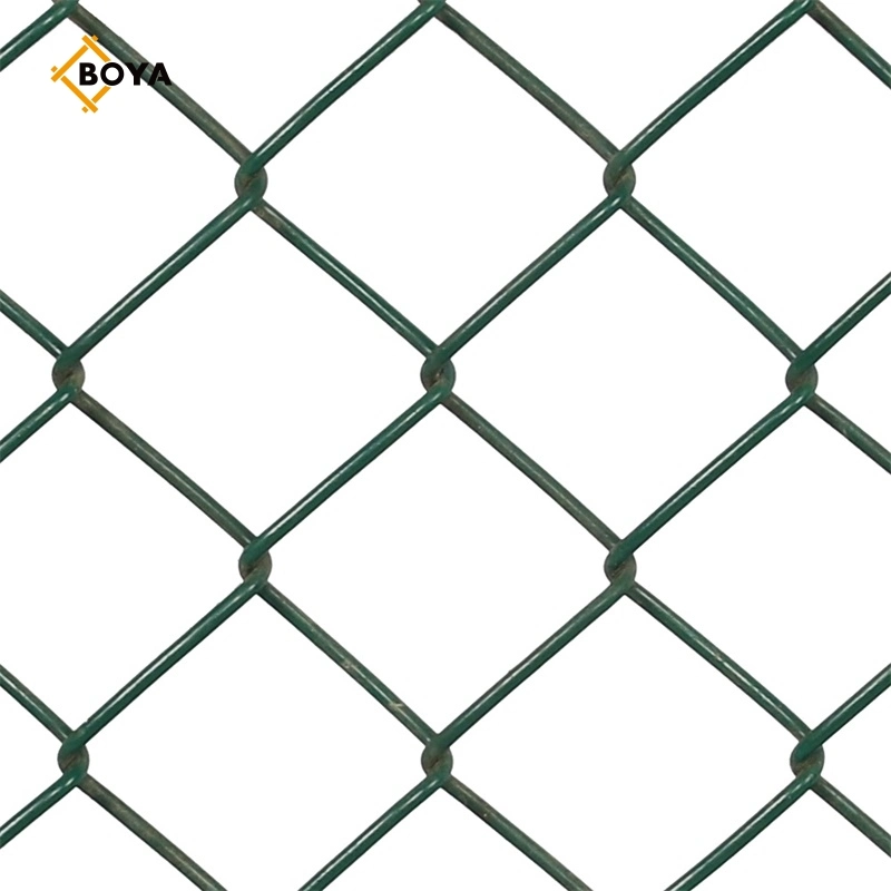 2020 New Design Strengthened PVC Coated Chain Link Fence Mesh