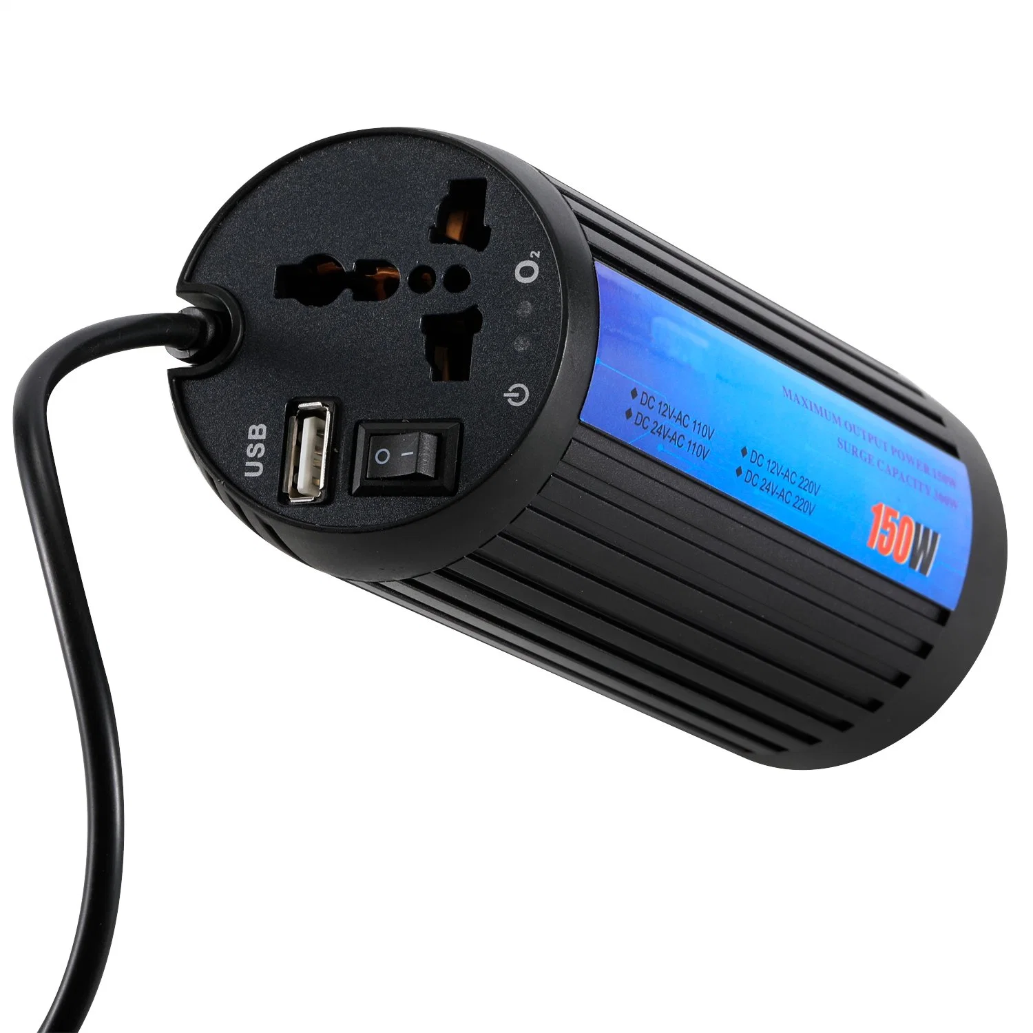 Mini Car Inverter 150W adaptador de corriente Inversor de corriente para coche portátil