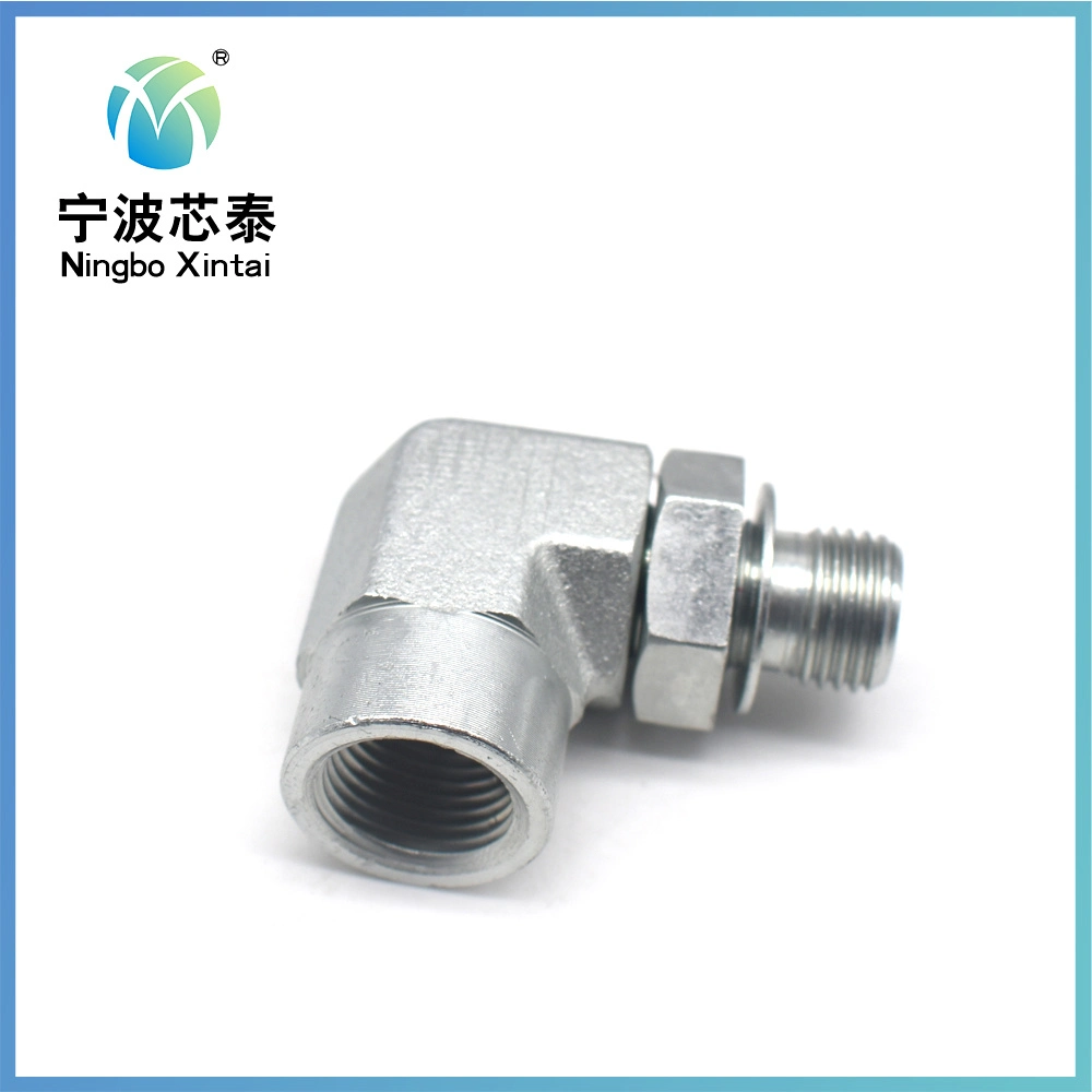 Stainless Steel Pneumatic Push Right Angle Thread Corrosion Resistance High Pressure Temperature One Touch Tube Fit