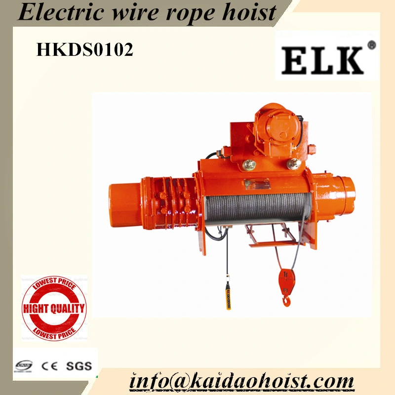 Eik 1ton Electric Wire Rope Hoist Bridge Crane and Elevoter