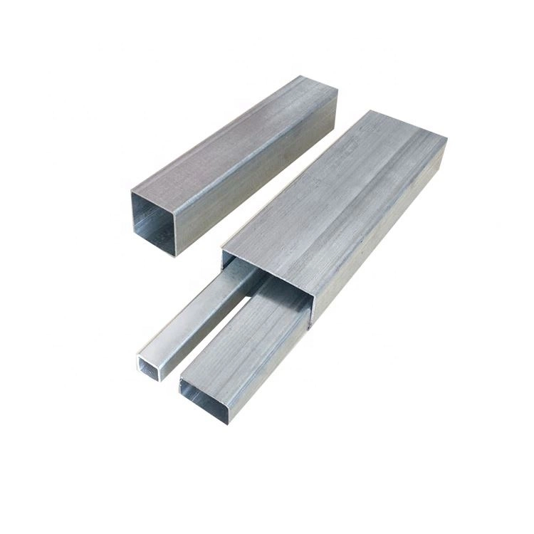 Square Galvanized Steel Tube for Constructions Furniture Pipe