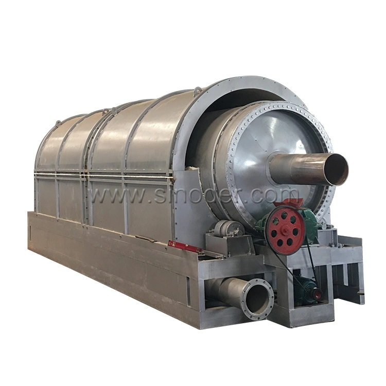 Sistema de Reciclaje de residuos de plástico de la máquina de pirólisis intermitente de la planta de destilación del aceite de neumáticos