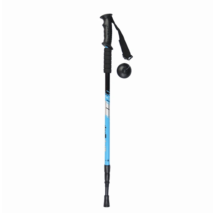 Backpacking Gear 2 PCS Aluminum Walking Sticks Carry on Hiking Pole for Camping