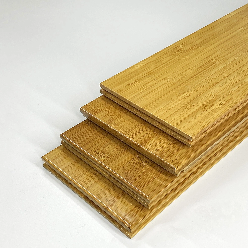 Eco-Friendly Solid Bamboo Flooring Vertical Horizontal 15mm Carbonized Bamboo Decking for Indoor Deck Tiles
