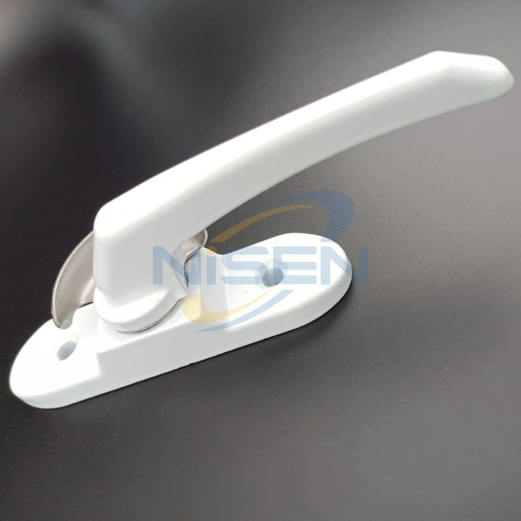 Nisen Cl03 PVC Window Aluminum Door Handle for Crescent Lock Moon Lock Hardware Accessories