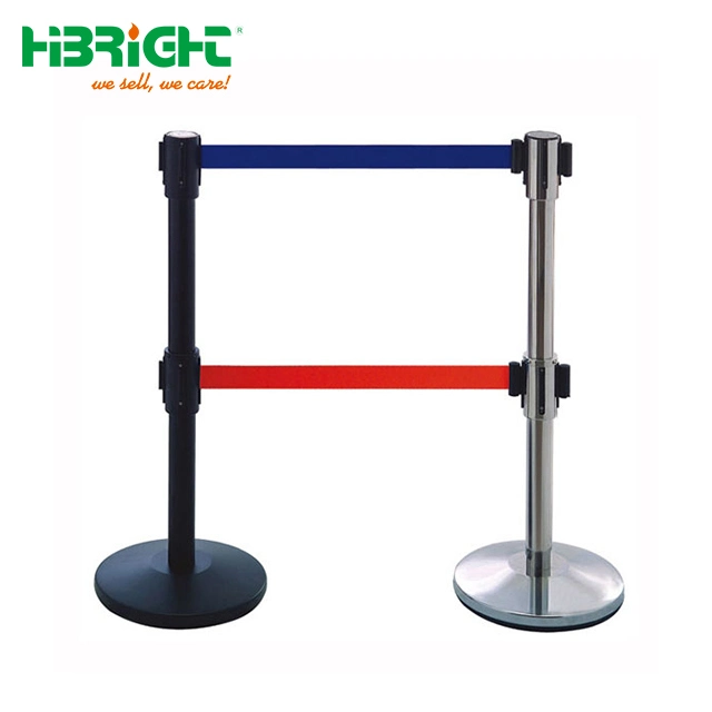 Retractable Belt Stanchions Crowd Control Barrier Post