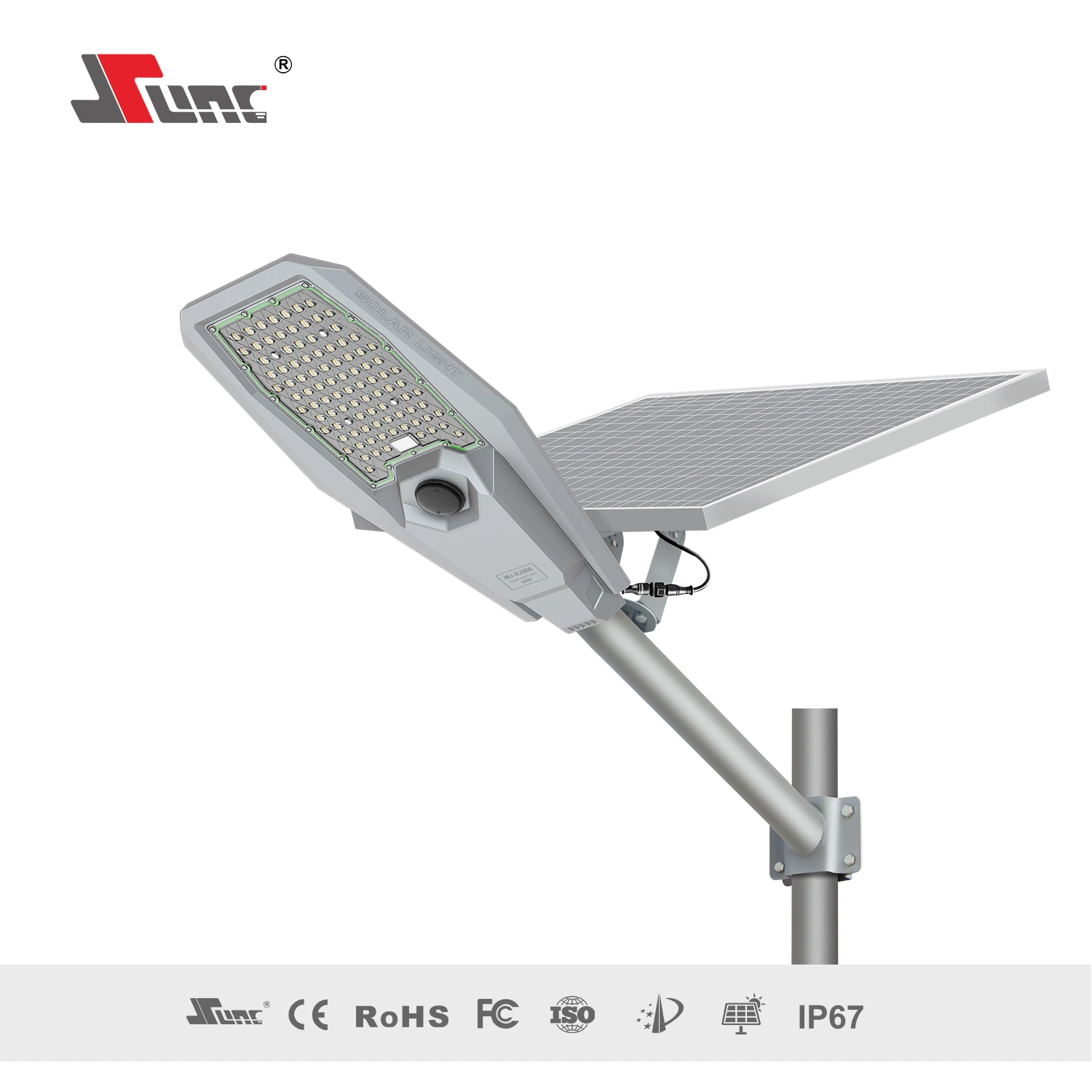 Sunc LED 200W 300W 400W 600W Private Mould Aluminium Factory Hot Sell IP65 Outdoor CE/FCC Energy Saving Factory Direct Solar Street Light with Motion Sensor