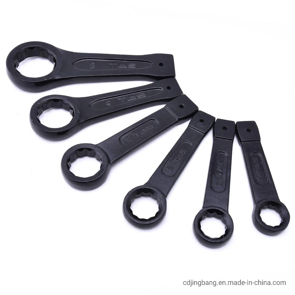 10mm Flat Open End Wrench with Flat Head Ratchet Head