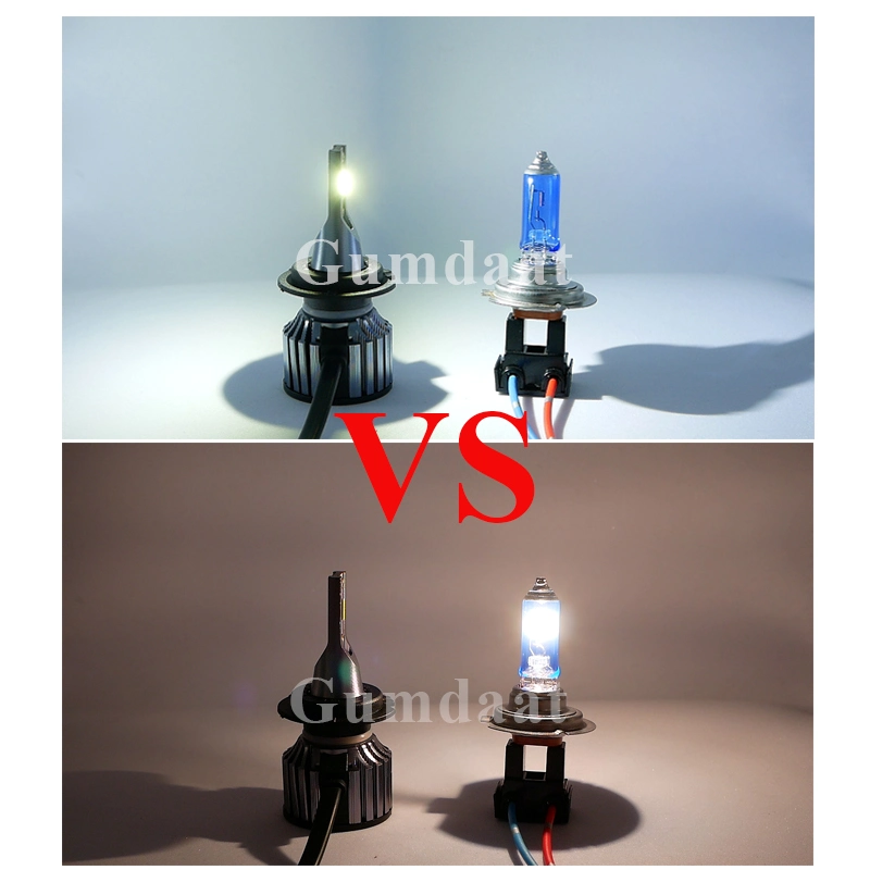 h4 مصابيح LED الأمامية 4500lm لومينز لمبة LED بيضاء باردة مجموعة مصابيح المصباح الأمامي البديلة للتوصيل والتشغيل IP68 مقاومة للماء