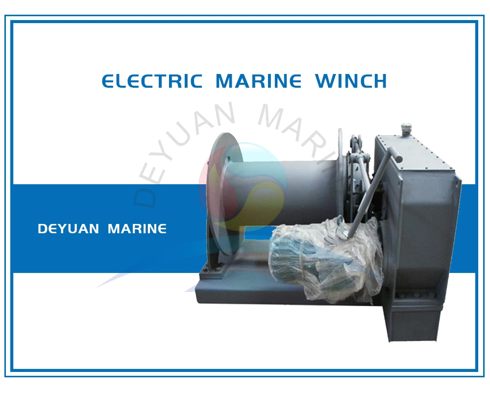 Marine Electric Deck Mooring Winch with Multi Drum