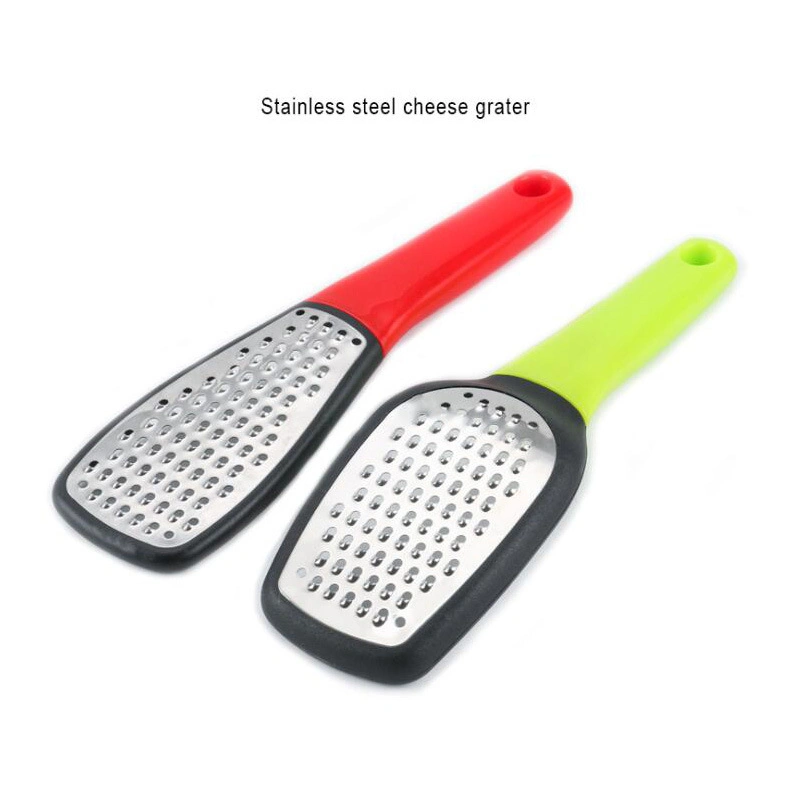 Food Safe Stainless Steel Multifunctional Cheese Grater with Easy Grip Long Handle Bl12230