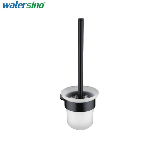 Bathroom Accessories SS304 Toilet Brush Silicone Cup Metal Toilet Brush Holder