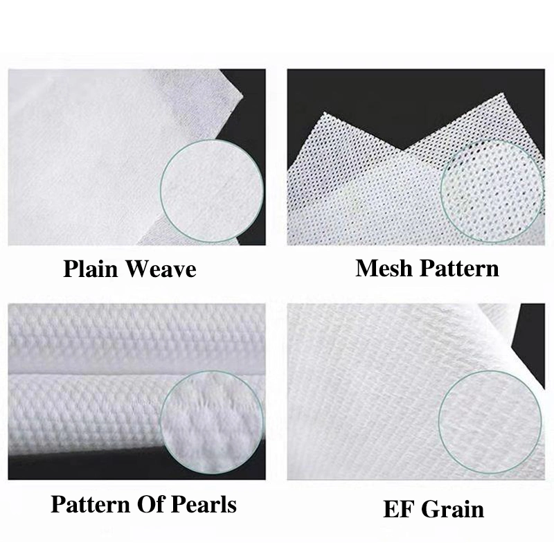 Tecido não tecido puxo Spulace, poliéster/viscose/algodão, TNT hidrófila macia, não tecido, para Toalhete descartável para rosto toalhetes húmidos para bebé