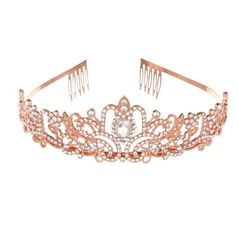 Mode bandeau de la Couronne de cristal Accessoires de cheveux partie des fournitures