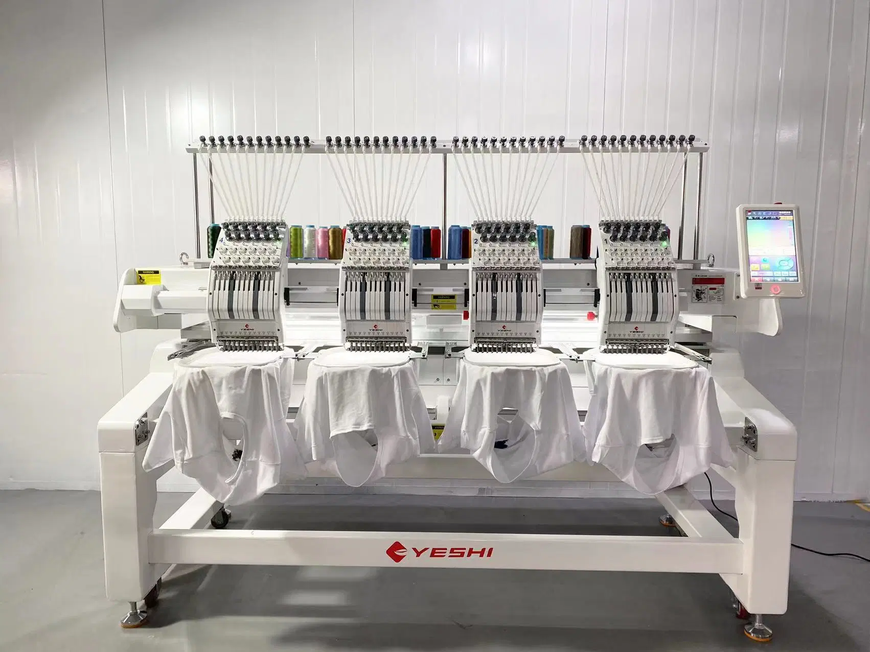 Cheap4 Head Four Head Embroidery Machine Prices for Ca P/T-Shirt/Flat