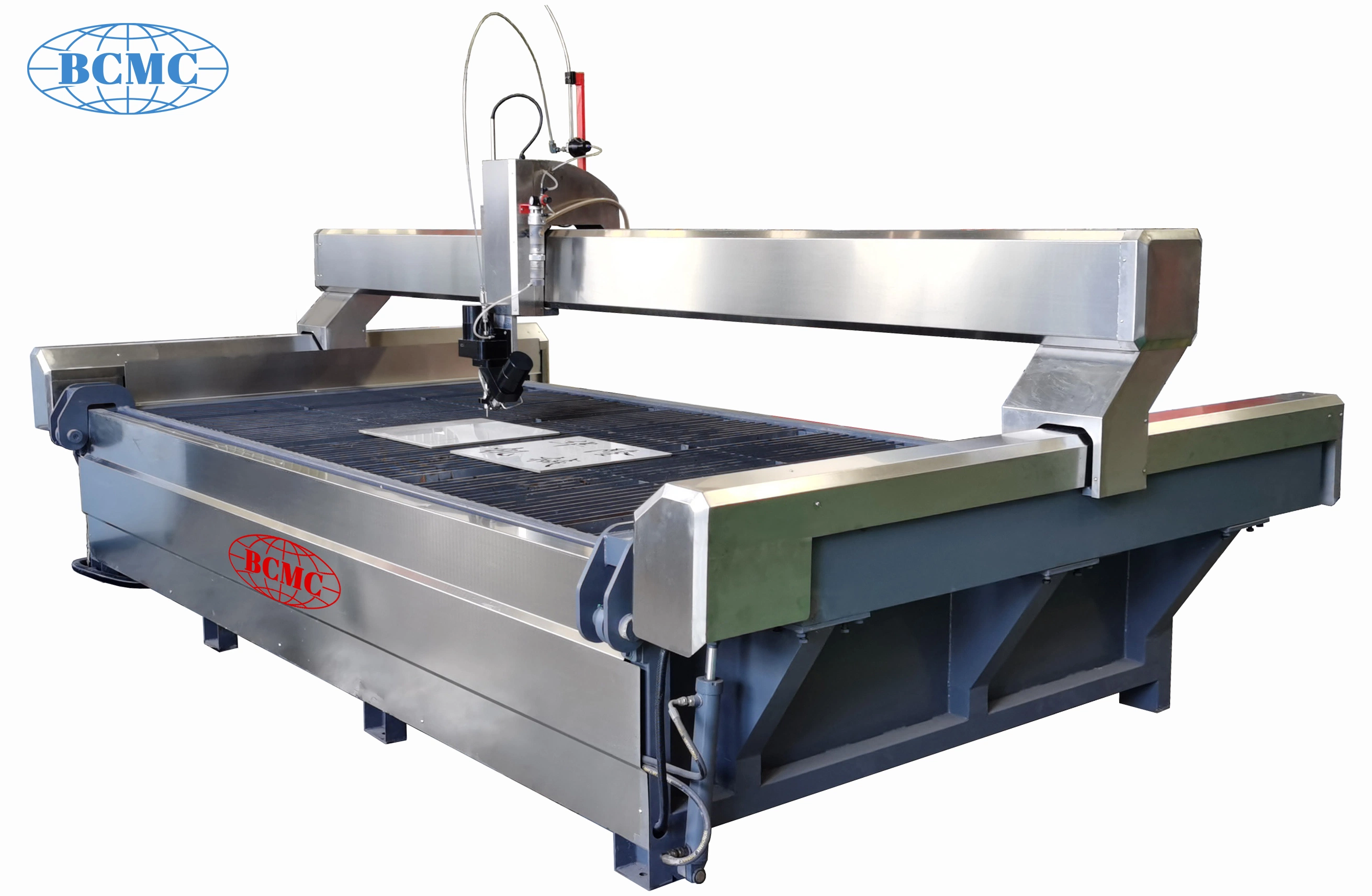 3D Five Axis Waterjet Cutting Machine Water Jet Cutter Equipment 45degree Cutting for Ceramic Stone Metal Sheets
