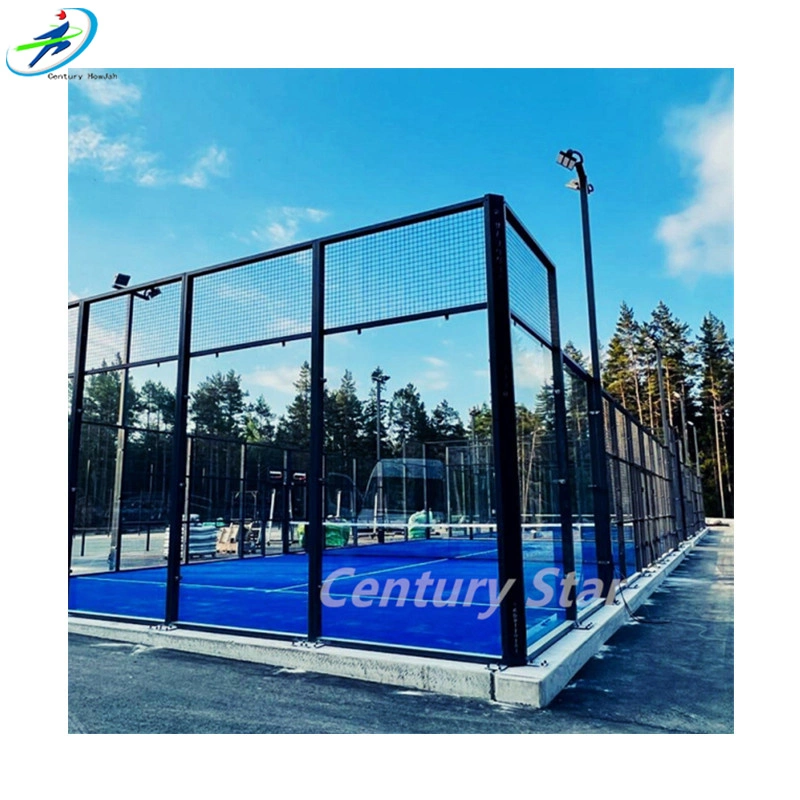 Century Star Panoramic Paddle Court Portable Anti-Slide More Shock Absorption Padel Tennis Court