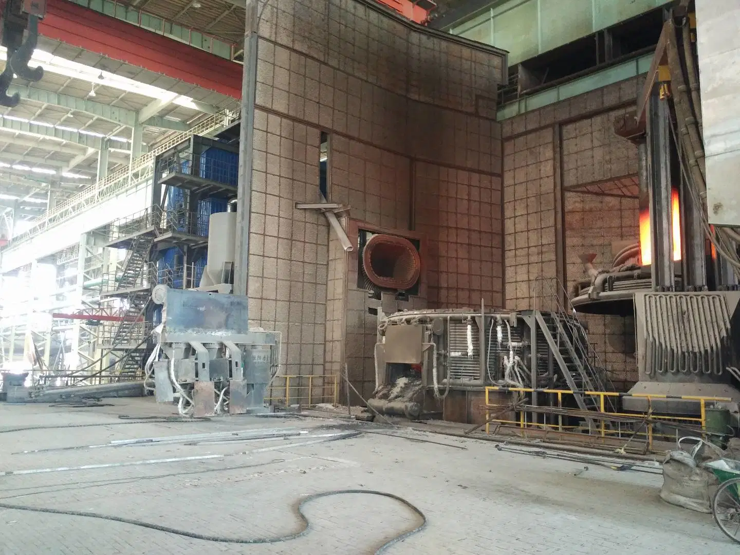 130t Electric Arc Furnace Oxygen, Gas, Toner, Lime Powder Gun System