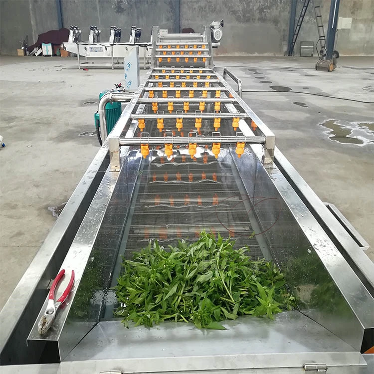 Fully Automatic Industrial High Pressure Water Spray Fruit Washer