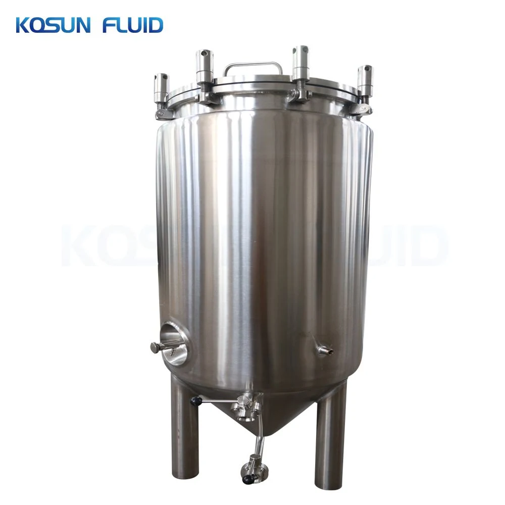 1000L Jacketed Conical Beer Fermentor