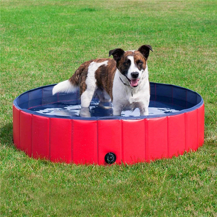 Household Travel PVC Pet Swimming Pool Portable Dog Cat Bath Tub Basin Pool