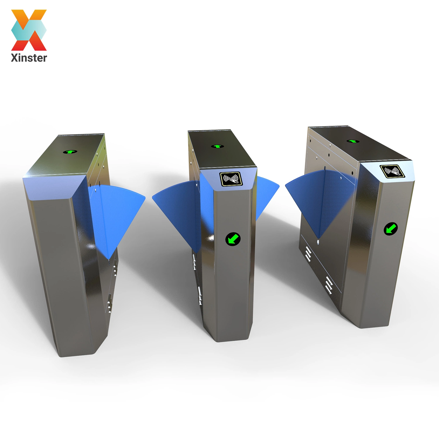 Wholesale/Suppliers Multifunctional Flap Turnstile Gate Face Recognized Access Control Security Scanner Gate Flap Barrier