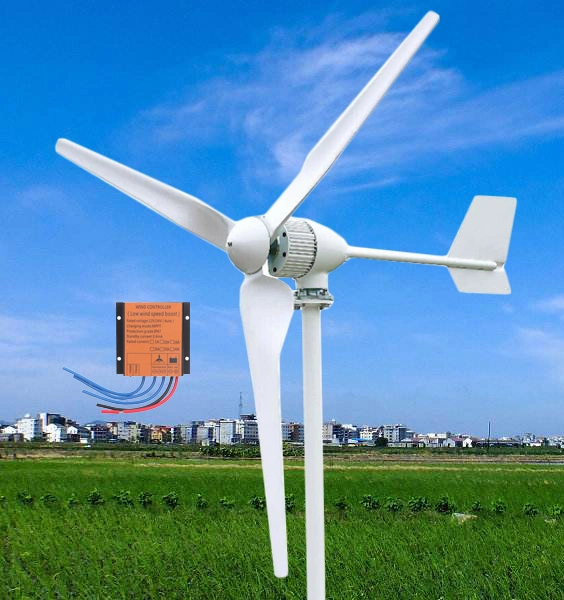 Horizontal 500W 24V 12V Wind Mill Generator for Home Use