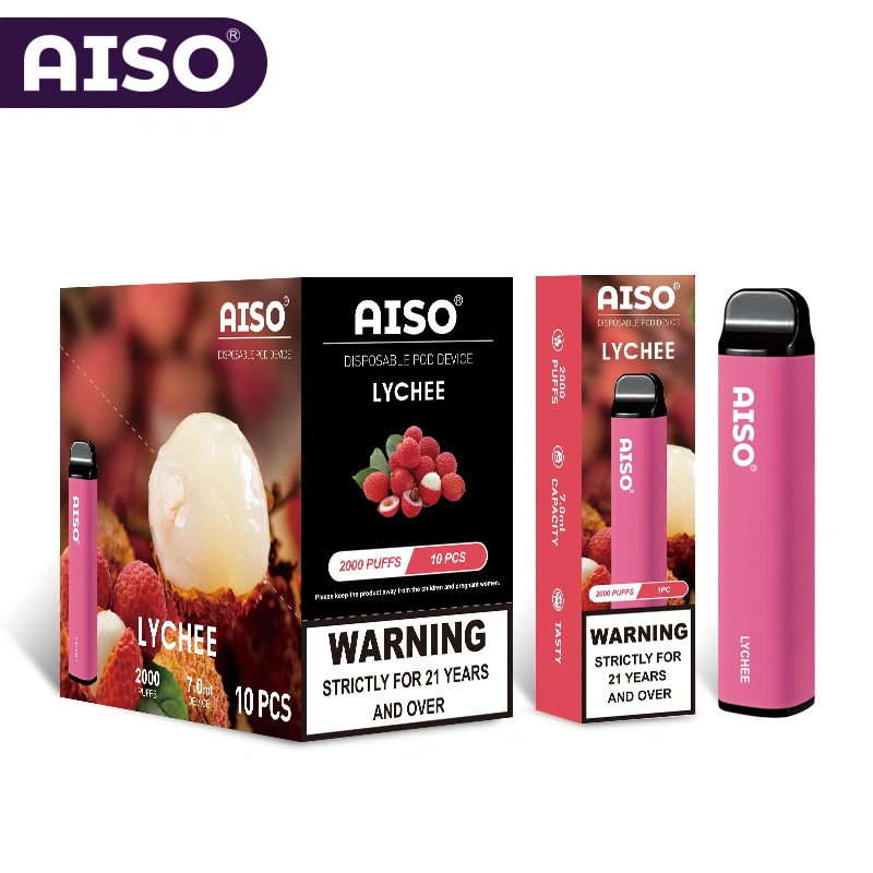 2022 Aiso 2000 Portable Mini Health Disposable Electronic Cigarette