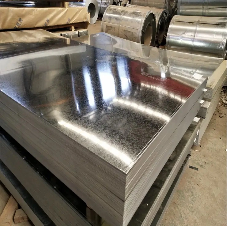 Ginkgo Steel Ginkgo Steel Dx51d Z275 Galvanized Steel Sheet Ms Plates 5mm Cold Steel Coil Plates Iron Sheet 0.5mm