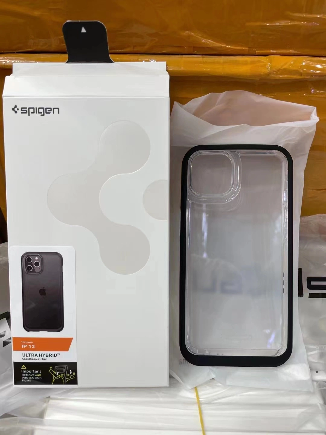 Spigen Ultra Hybrid entwickelt für iPhone 13 pro Max CAS- Crystal Clear Transparent Klarsichthülle für iPhone 13, stoßfeste Schutzhülle für das Telefon