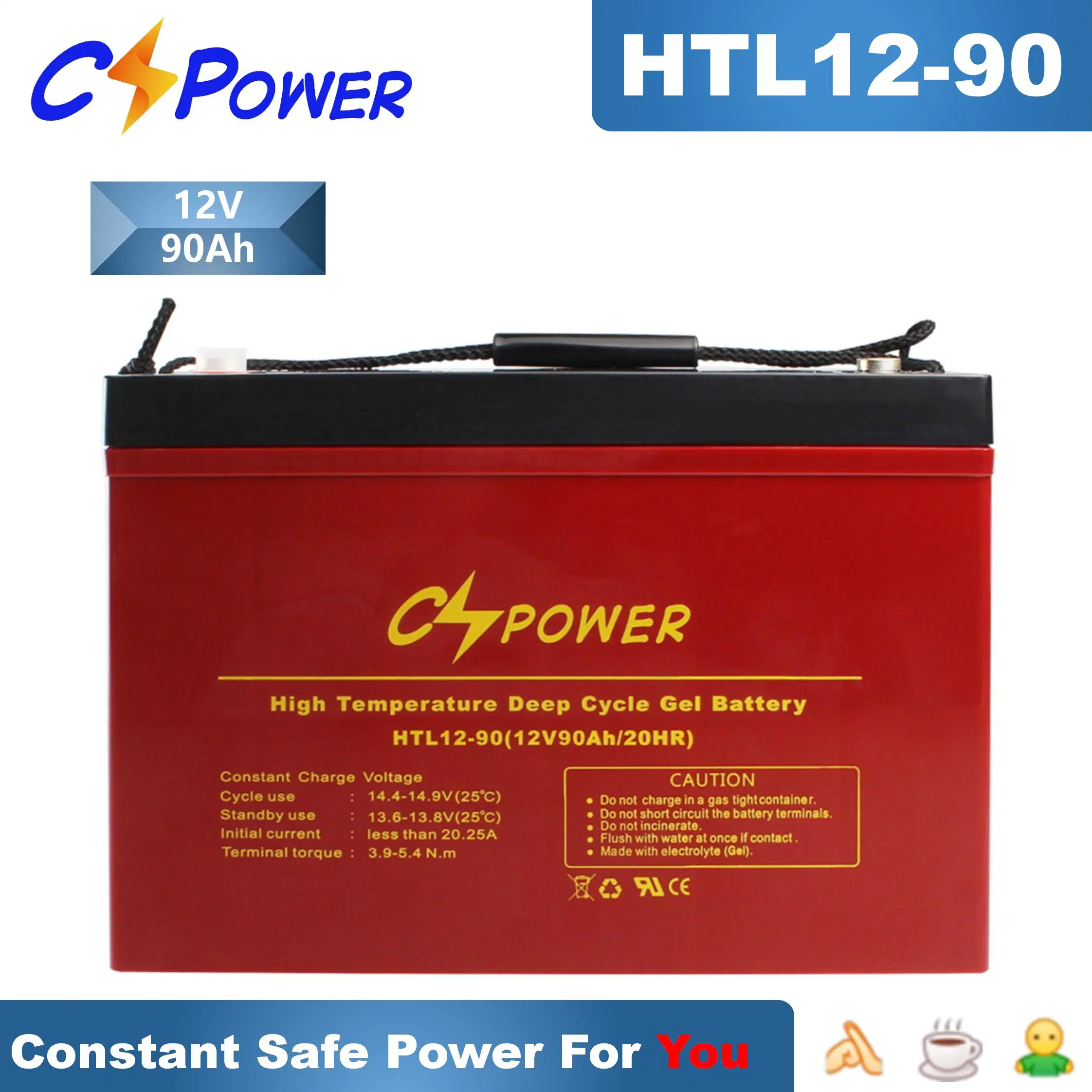 Solar Cell 12V70ah Rechargeable UPS Battery Deep Cycle Gel