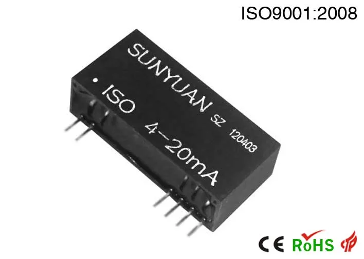 High Precision Low Impendance 2-Wire 4-20mA Passive Current Loop Analog Signal Isolator