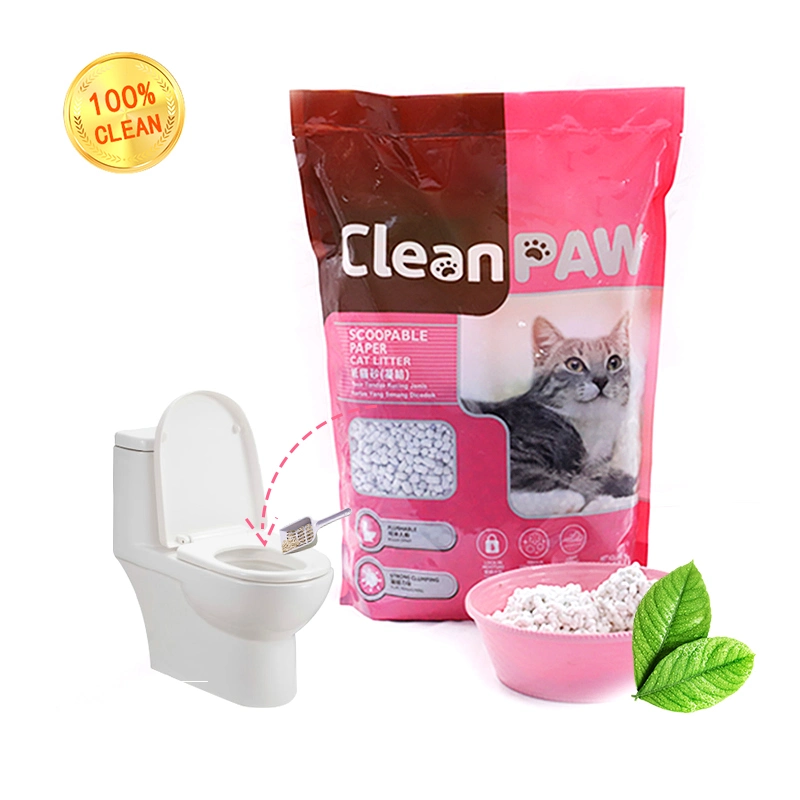 Max Odor Control Natural Flushable Organic Clumped Paper Cat Litter