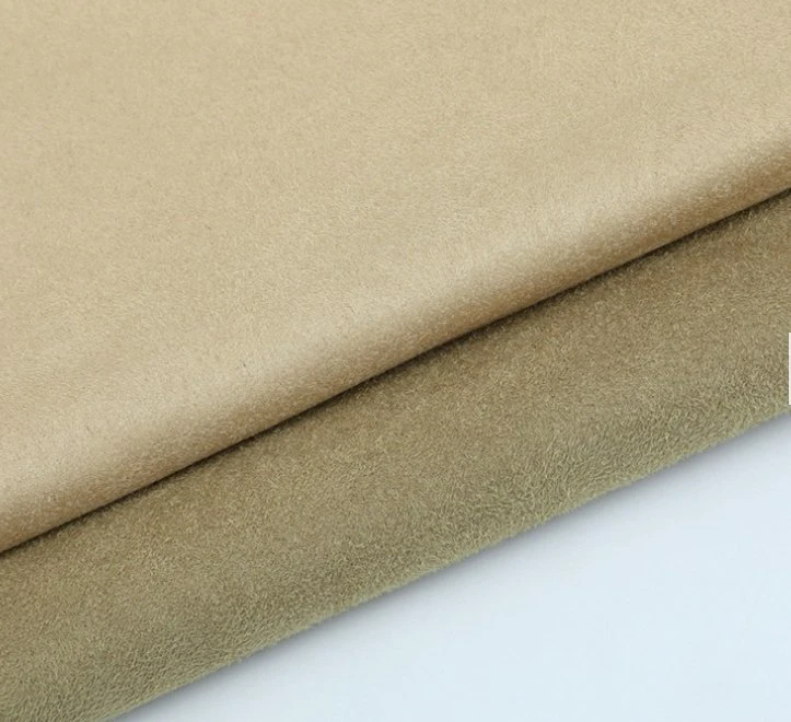 Weft Suede 100% Recycled Polyester Suede Fabric for High quality/High cost performance  Clothing