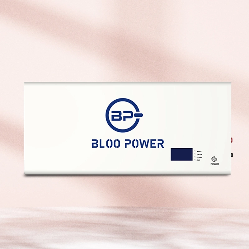 Bloopower 400ah 500ah LiFePO4 Lithium Charger for Wall System 5.12kwh Electric BMS Chargers House Supply at Home on Grid Storage Battery