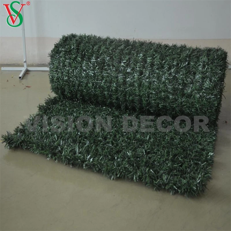 Pet Net Mesh Tinsel Carpet Garland Grass for Christmas Decoration Material