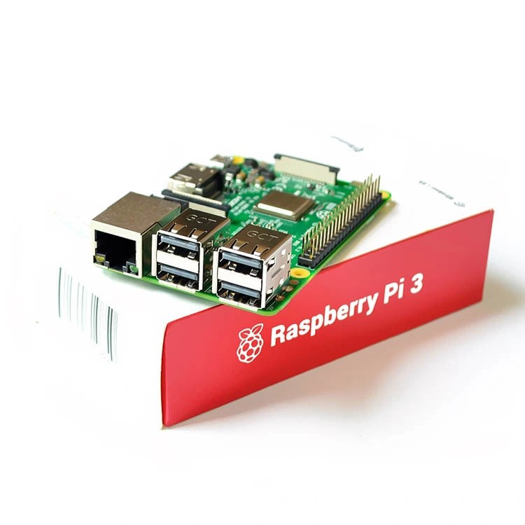 Raspberry Pi 3 Model B Board 1GB LPDDR2 Bcm2837 Quad-Core (الإصدار 14 من Element14)