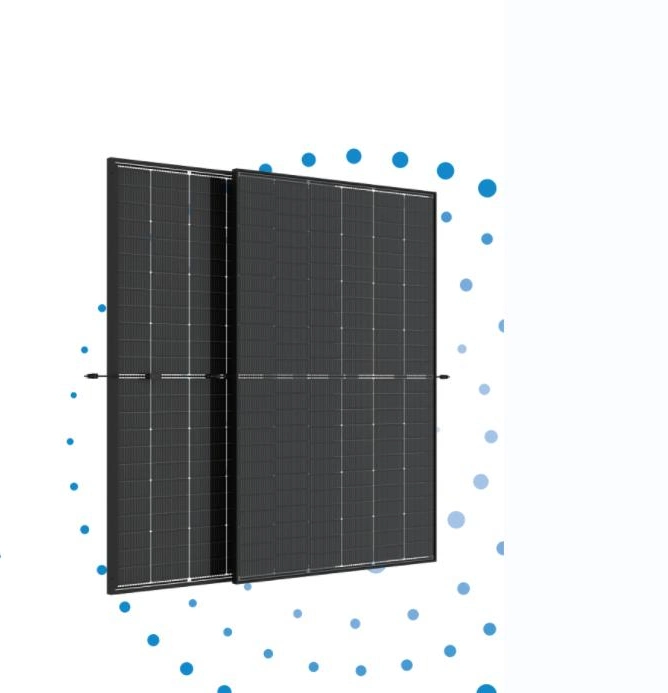 Painel Solar Trina 440 W Black Frame dupla silicone de vidro Bifacial Preço da célula solar
