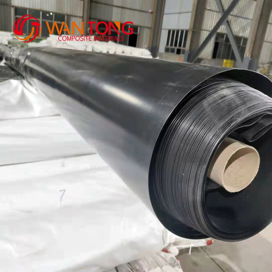 HDPE LDPE PVC Geomembrana de caucho EPDM para relleno y piscifactoría