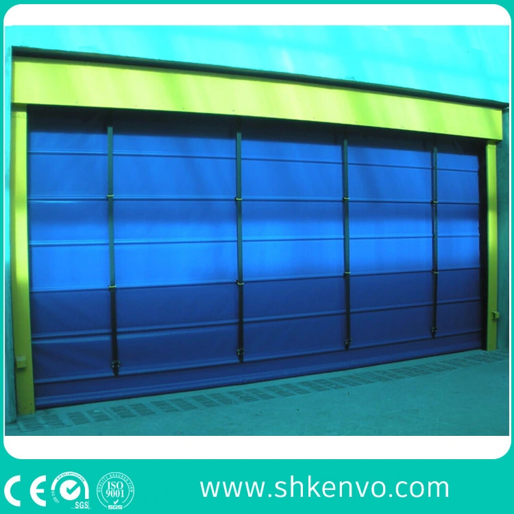 Industrial Large High Speed Fabric Folding up Doors for Factory