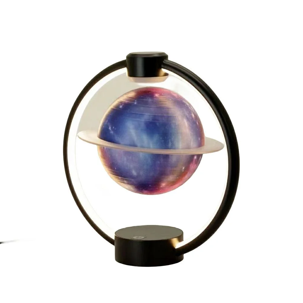 Altavoz levitación, romántico 3D sonido Control táctil 360 grados rotación magnética flotante lámpara de altavoz Bluetooth estéreo para fiesta para ordenador