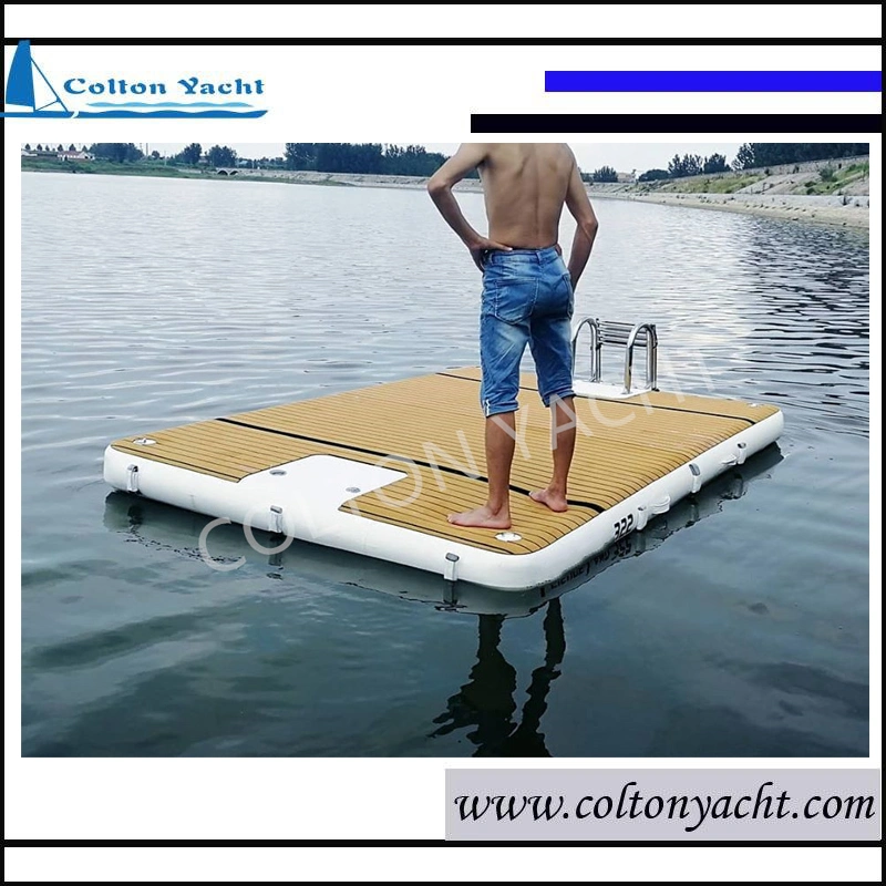 Drop Stitch Inflatable Dock Platform Island Inflatable Float Mat