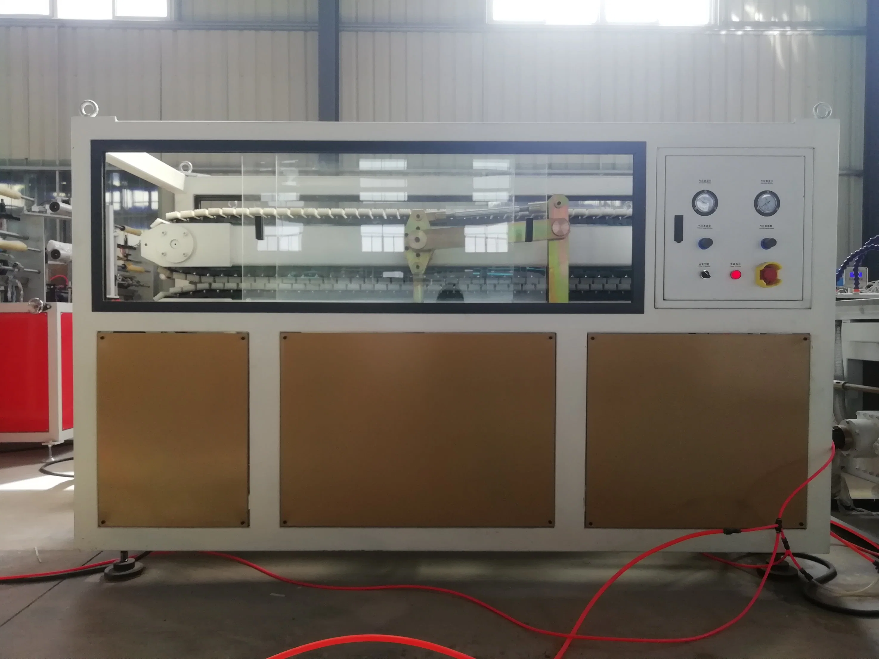 PVC Corner Beads Ceiling Panel Fast Loading Wall Baseboard Plastic Profile Extrusion Making Machine Production Line